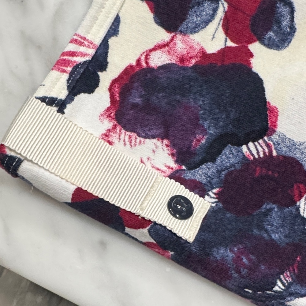 lululemon athletica Floral Scarf - White, Red, and Blue - Picture 2 of 4